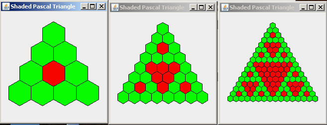THree pascal triangle images