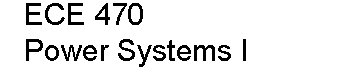 Description: ECE 207 Elements of Electrical Engineering II