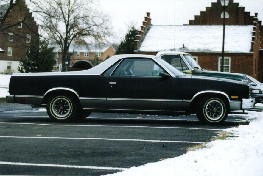 This is a picture of my 86 El Camino Conquista
