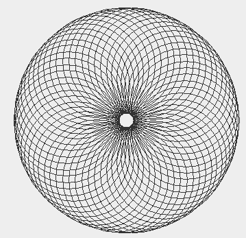 Example output of CircleOfCircles