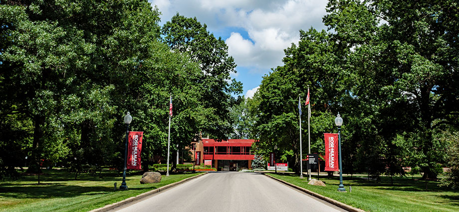 Rose-Hulman campus entrance.