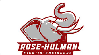 Image of the Rose-Hulman athletics elephant logo.