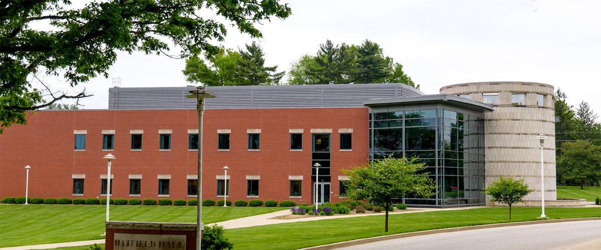 Exterior of Hatfield Hall.