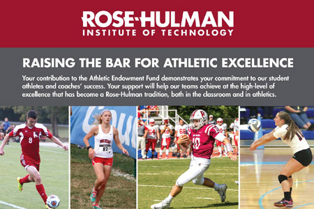 Four different sports being played at Rose-Hulman