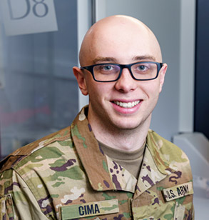 William in military uniform.