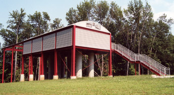 Exterior shot of Oakley Observatory.