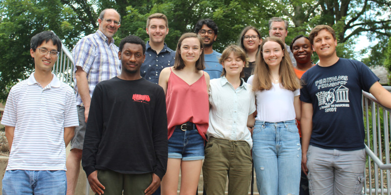 Group of 2021 REU participants