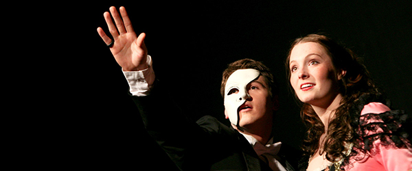 Scene from Phantom of the Opera at Rose-Hulman's Hatfield Hall.