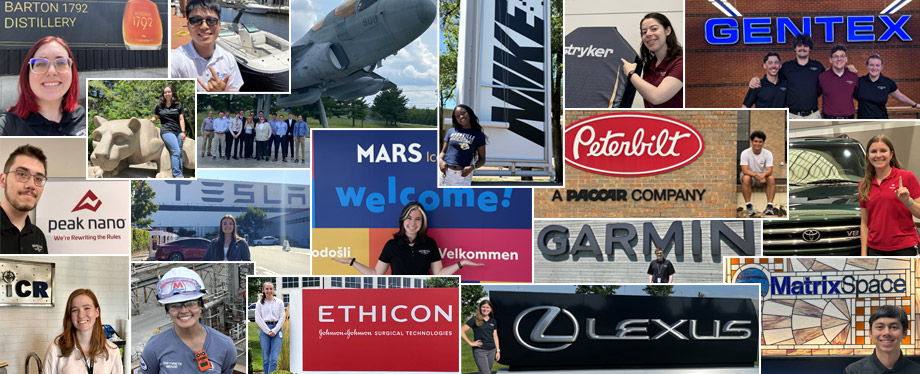 Collage of Rose-Hulman Students' Internship Experience