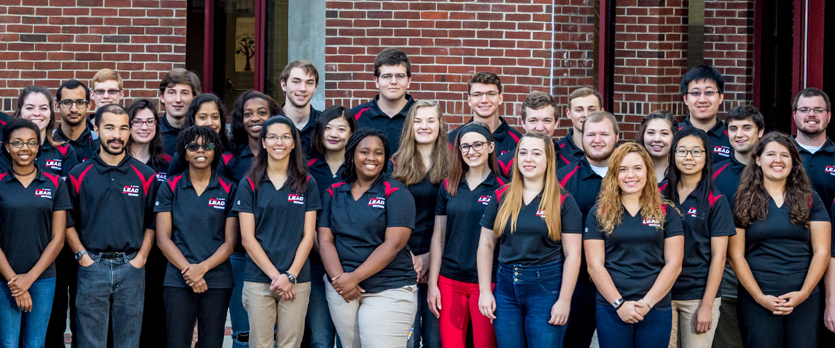 Group photo of participants of the leadership academy.