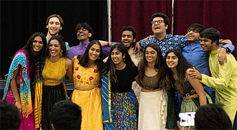 Group of smiling students