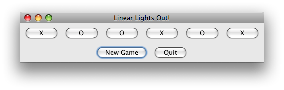 Linear lights out in progess
