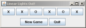 New game of linear lights out