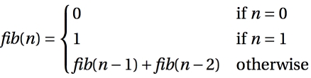 definition of the Fibonacci function