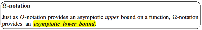 Asymptotic Lower Bound