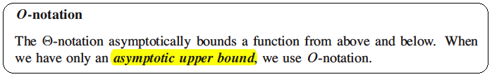 Asymptotic Upper Bound