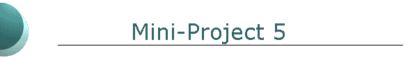 Mini-Project 5