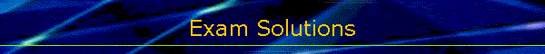Exam Solutions