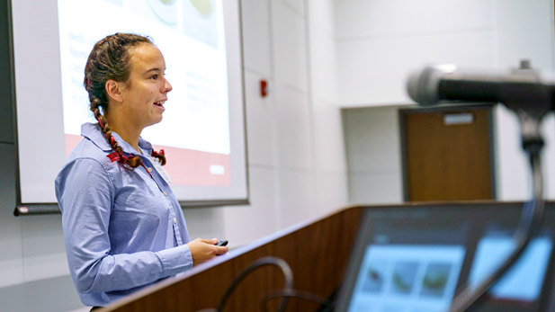 Research symposium in student union