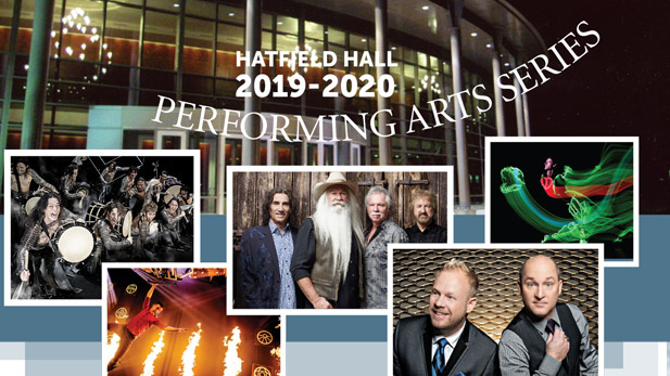 Collage featuring performers for this year's series