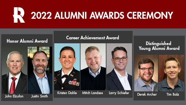 Photo of Rose-Hulman alumni award winners 2022.