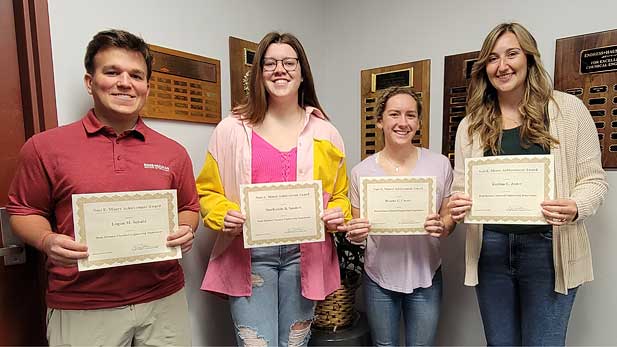 Logan M. Schuld, MacKenzie B. Sanders, Brooke E. Covert, and Kahlan E. Jester