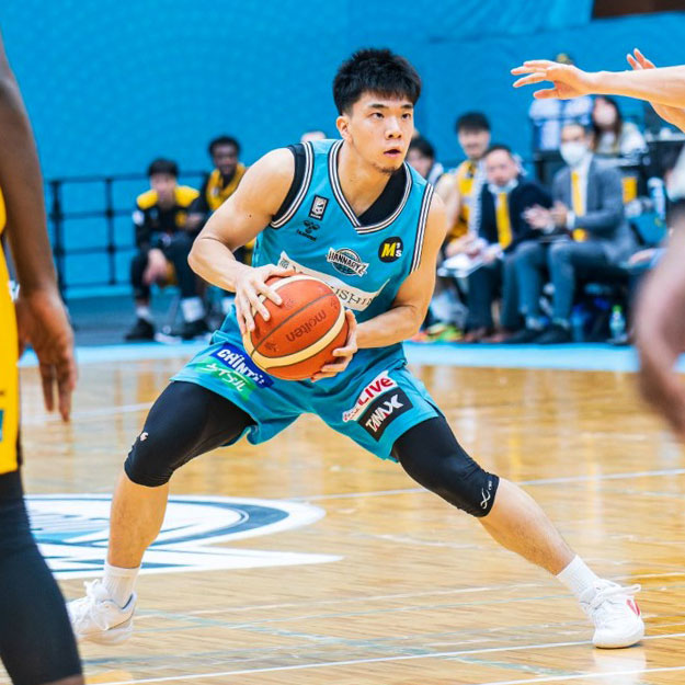 Ryuji Aoki Shooting in a Basketball game