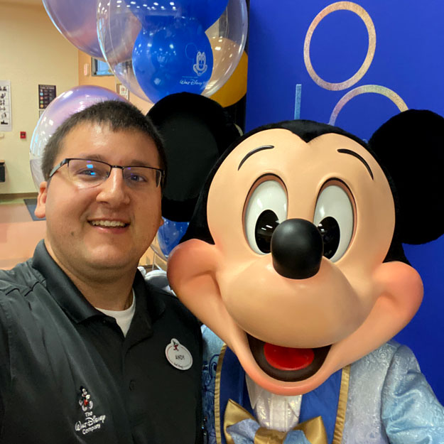Walt Disney Imagineering Senior Ride Controls Systems Engineer Andy Milluzzi has helped design projects for the Animal Kingdom along with Star Wars: Rise of the Resistance and Guardians of the Galaxy: Cosmic Rewind attractions.