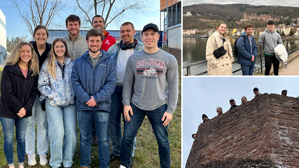 Rose-Hulman students and faculty in Germany.