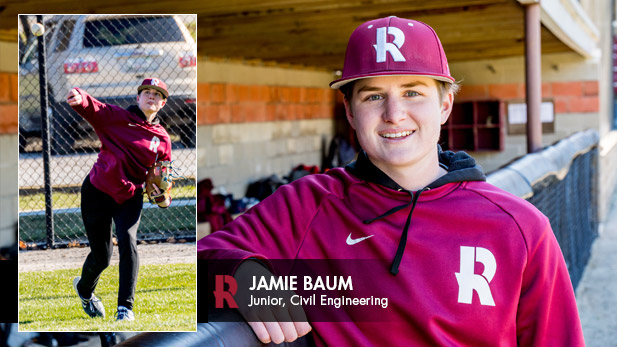 Jamie Baum Makes History as First Woman to Play, Get a Hit for Rose-Hulman Baseball