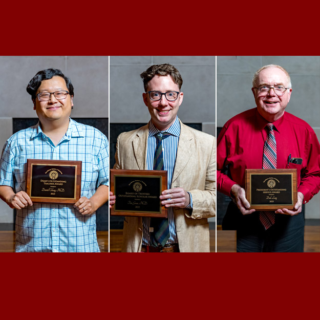 Profile photos of Daniel Chang, Tim Grose and Dale Long