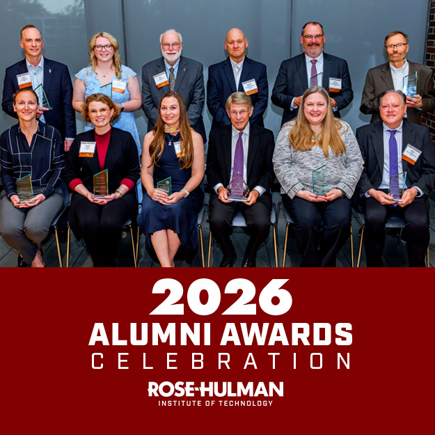 Alumni awards recipients on April 25, 2026
