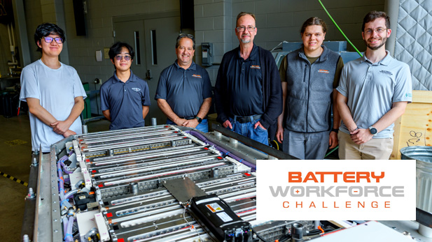 A team of Rose-Hulman Battery Workforce Challenge