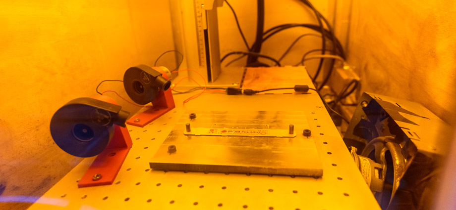 The PCB manufacturing machine.
