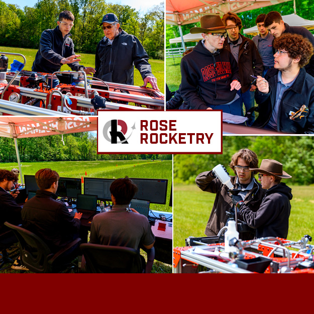 Collage image of Rose Rocketry Club.