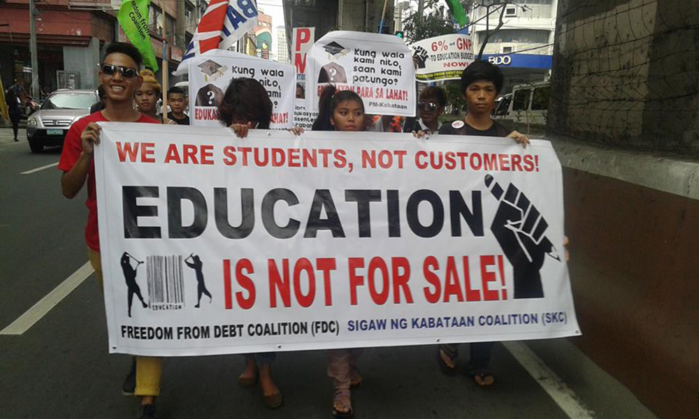 Student protest in Philippines