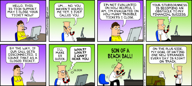 Help desk cartoon