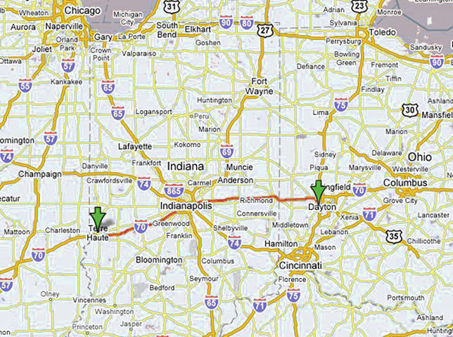 Tour across Indiana