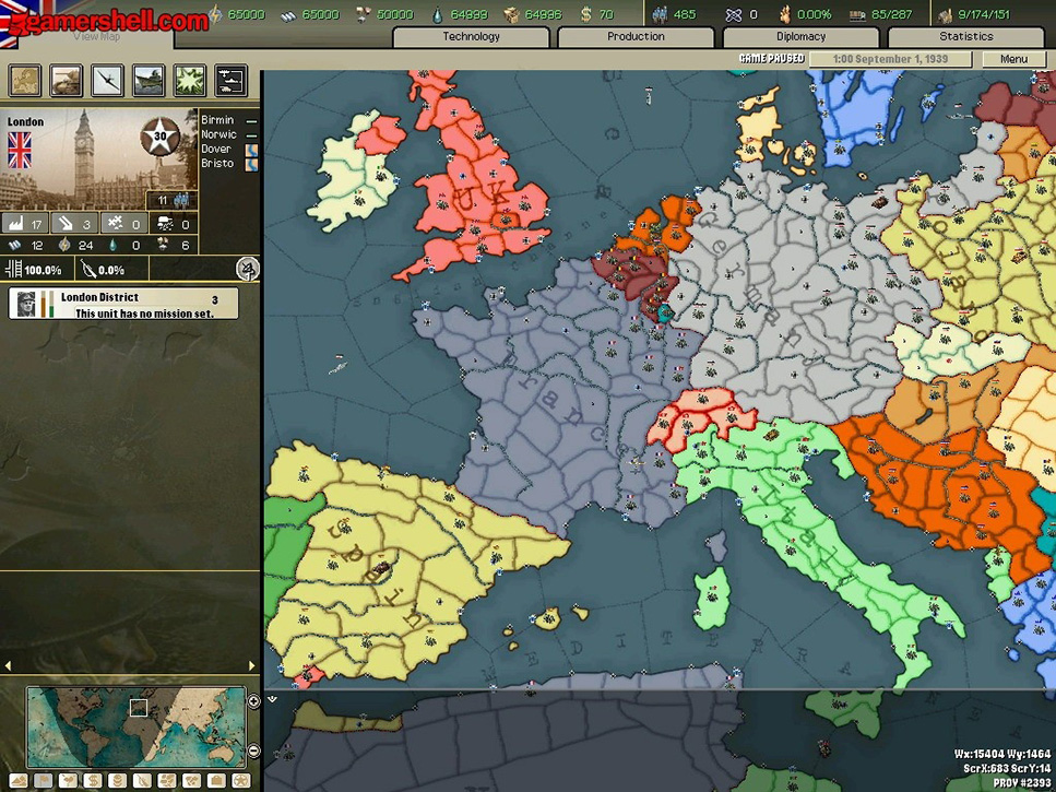 Hearts of Iron game