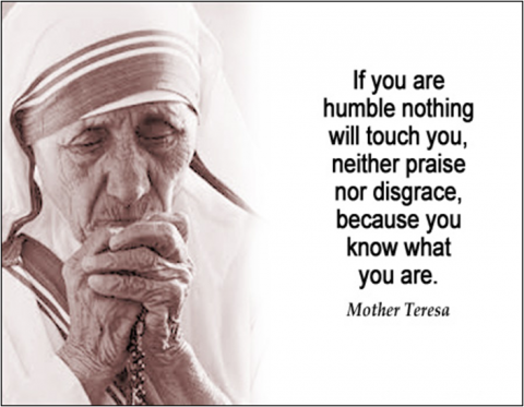 Mother Teresa's humility