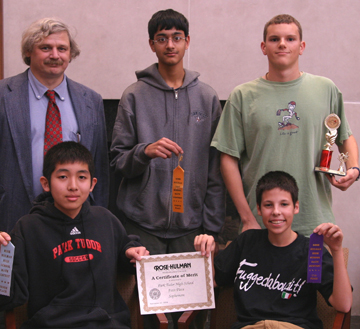 First place sophomore team