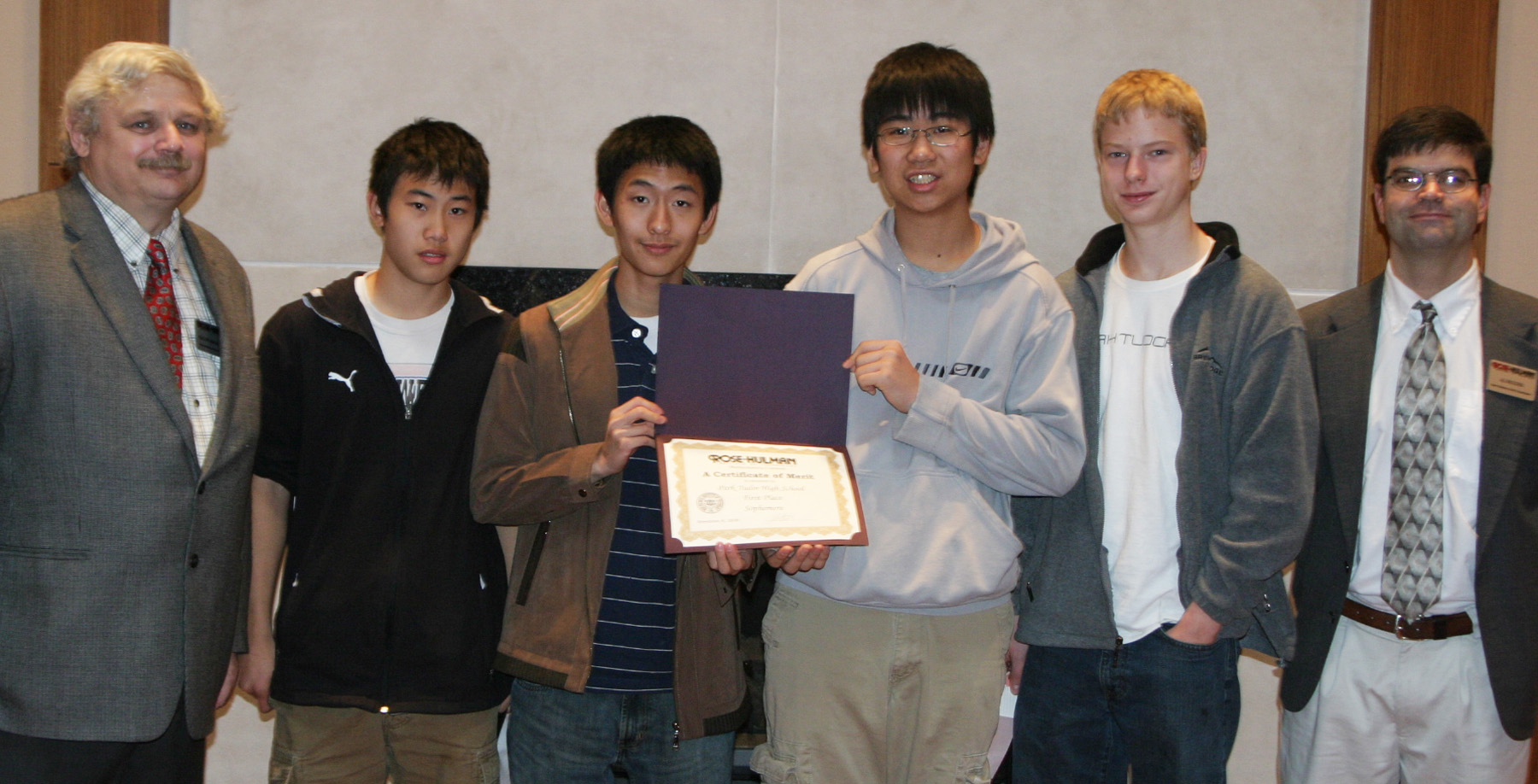 First place Sophomore Team Park Tudor