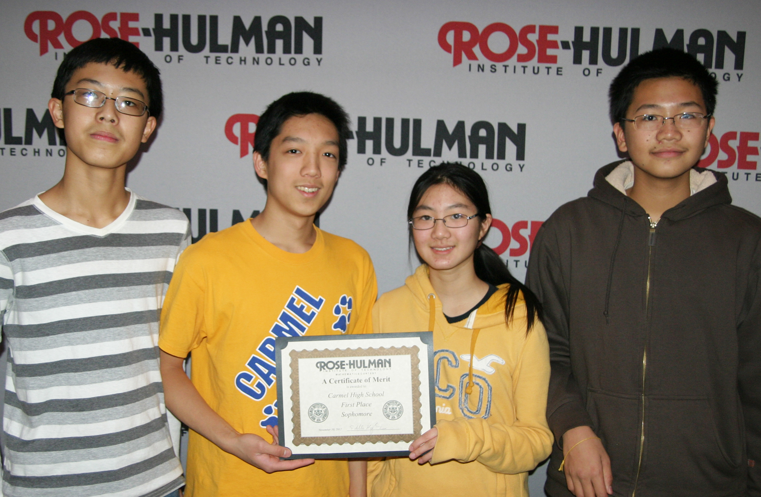 2012 Photos: Rose-Hulman High-school Mathematics Contest